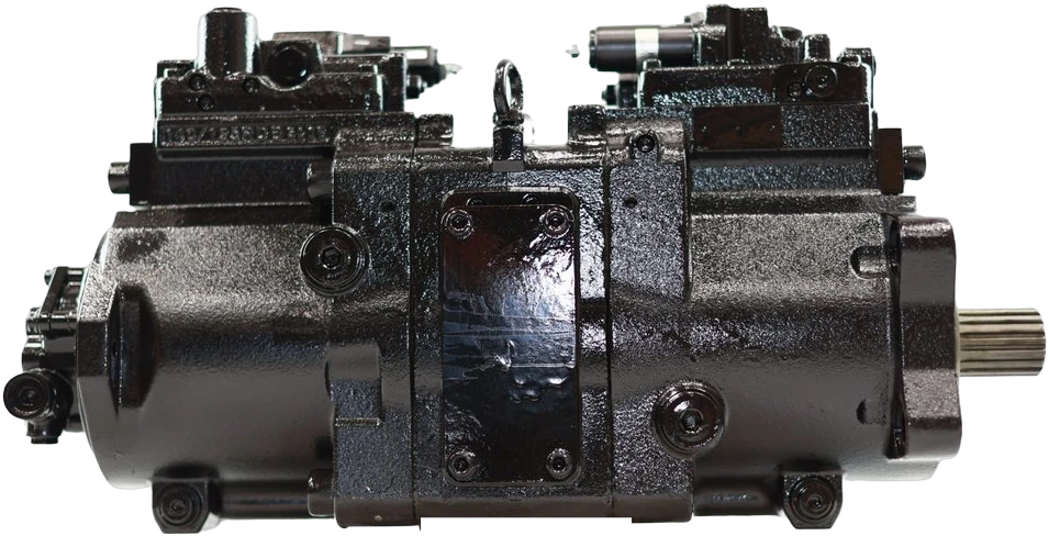 A DYCO tandem main hydraulic pump.